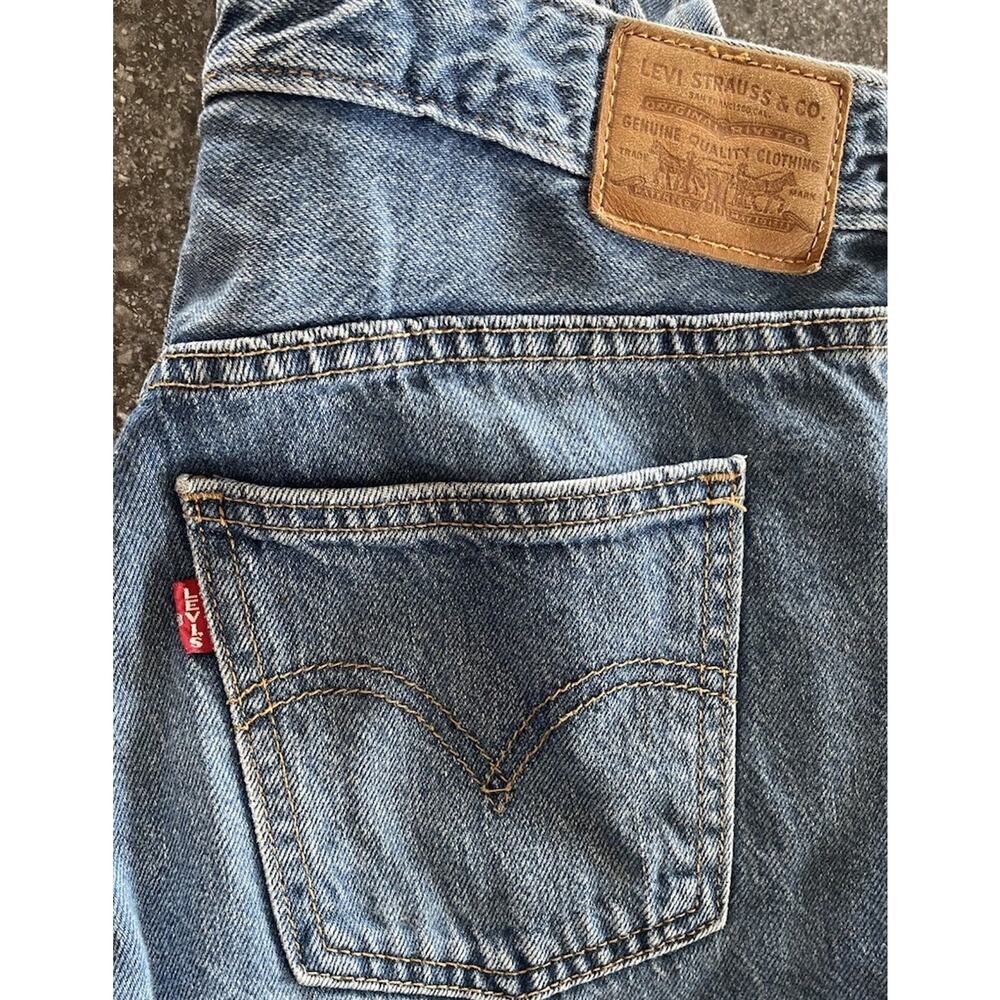Levi's Premium Women's Bib Overalls Waterless Big E Medium Wash Size S - Picture 8 of 14